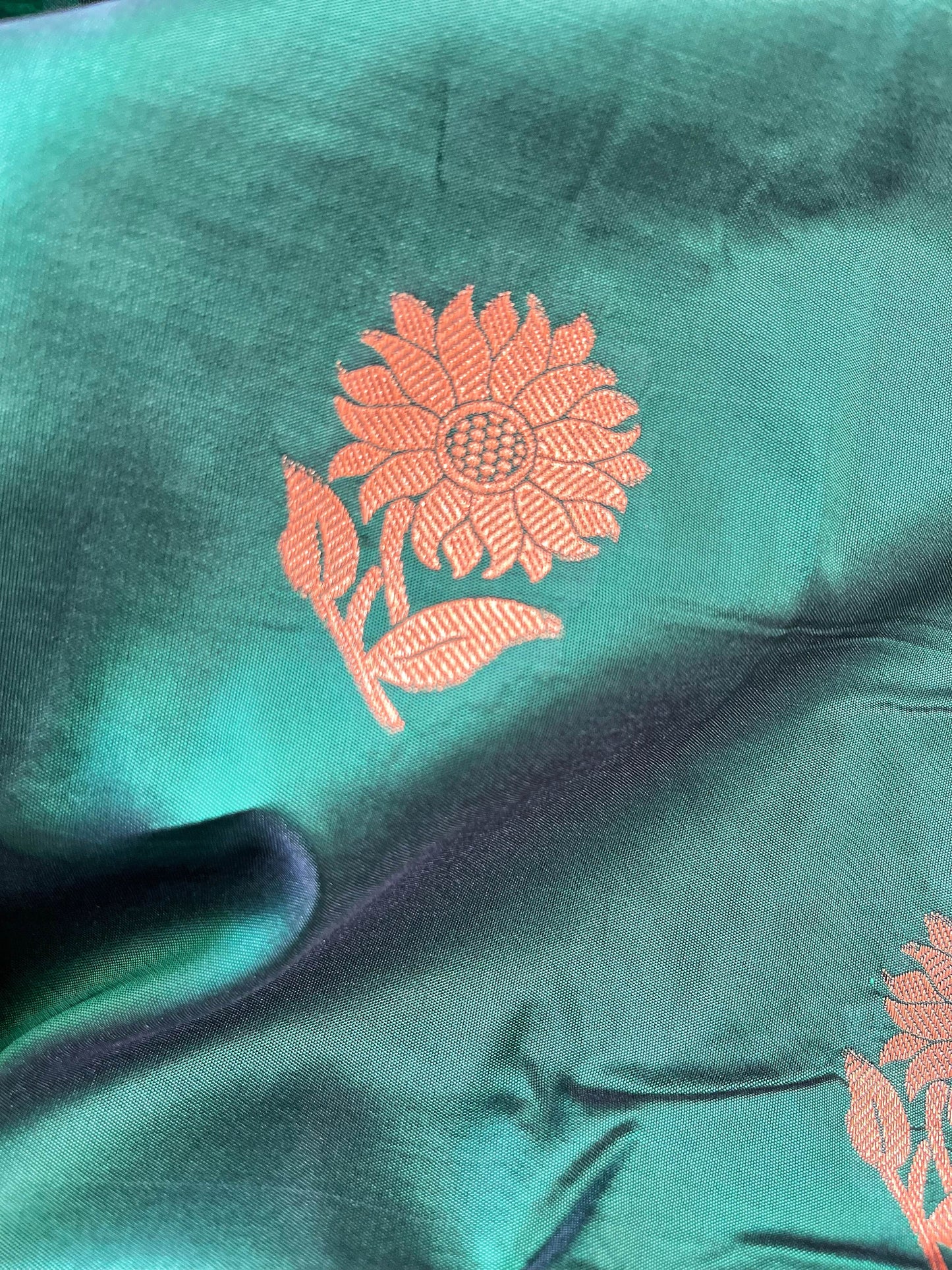 Beautiful Green Handloom Soft Silk Paithani Saree