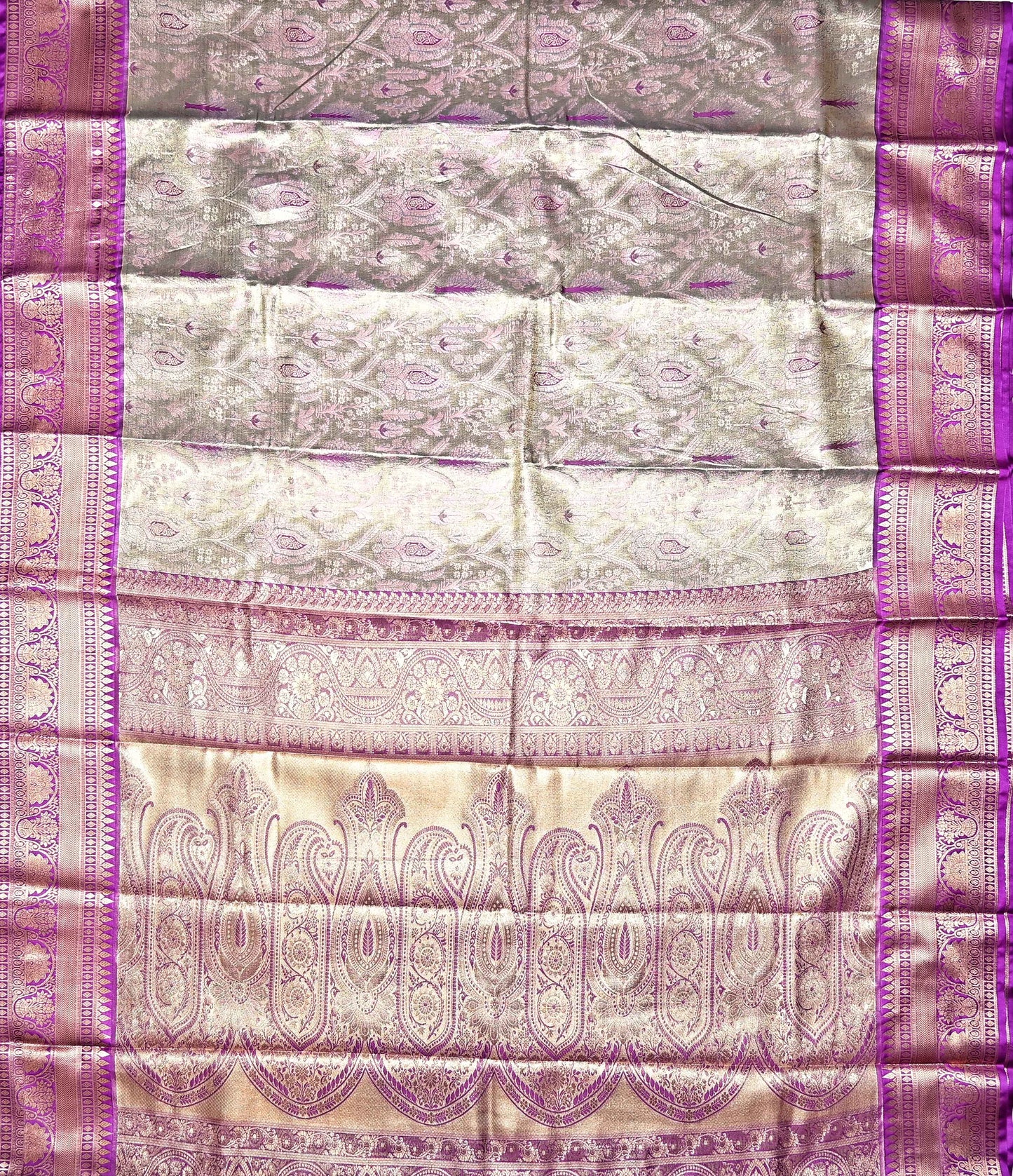 Elegant Pastel Tissue Silk Saree with Rich Pallu