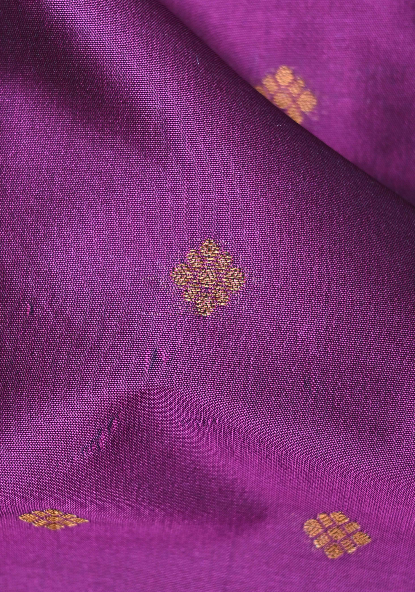 Wine Irkal Paithani Silk Saree With Temple Border